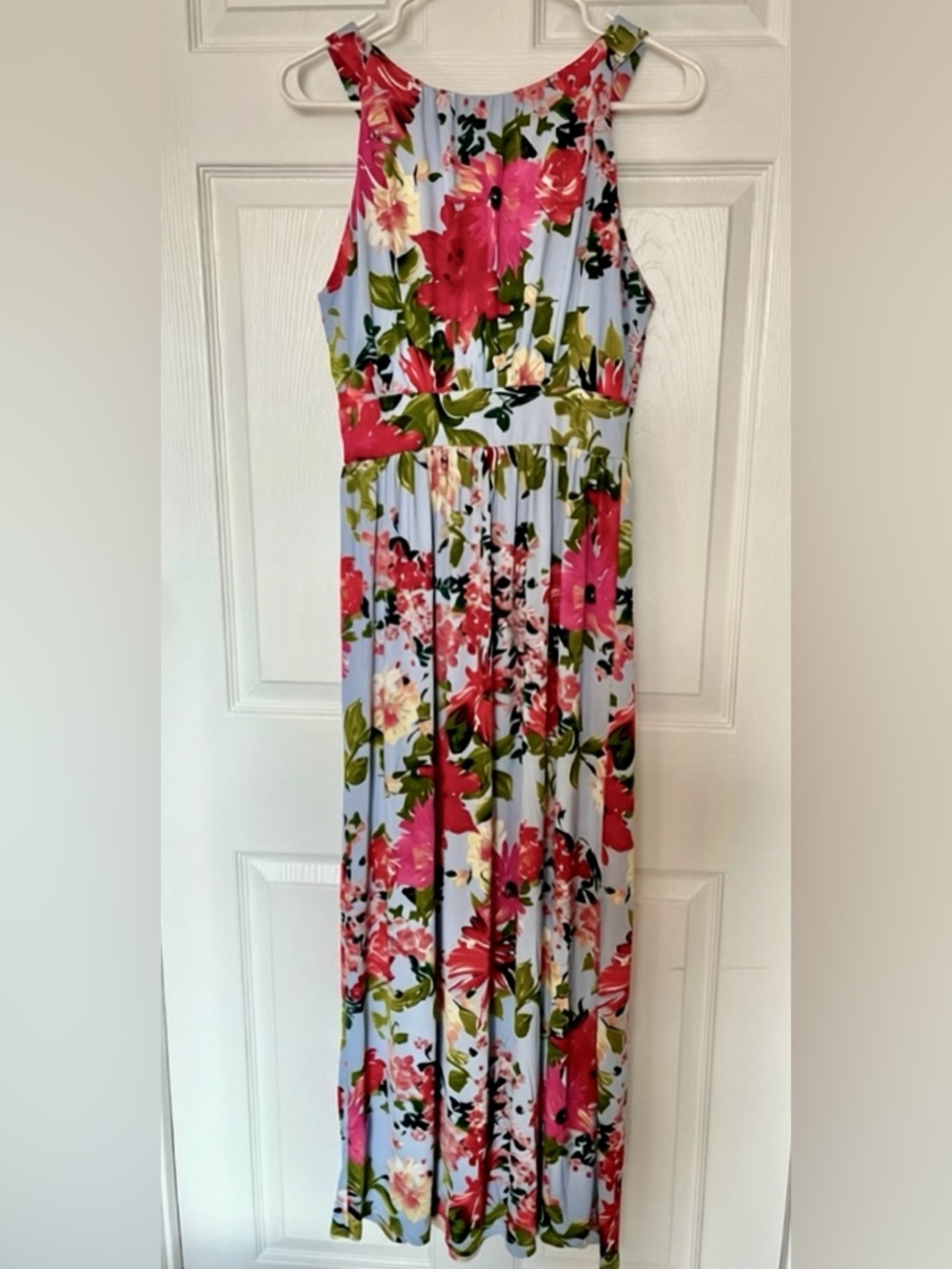 Gilli Maxi - Blue Floral Ultimate Garden Party Dress - Sz Med - Picture 5 of 5